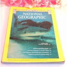 National Geographic Magazine April 1975 Vol 147  No 4 Utah Oasis Sharks Tanzania